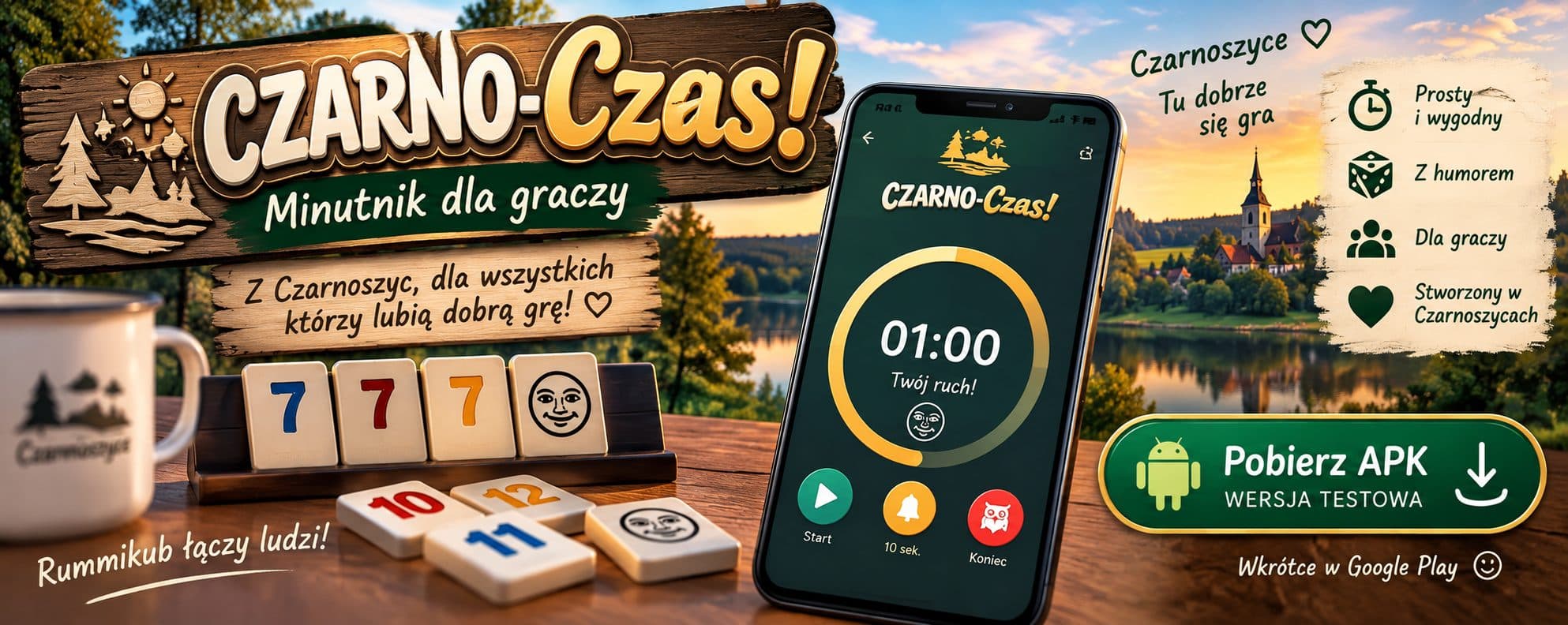 Aplikacja CZARNO-CZAS